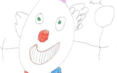 In der Grundstufe war ein Clown zu Gast