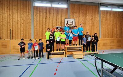 Tischtennis-Turnier „1.Schomburg-Open“