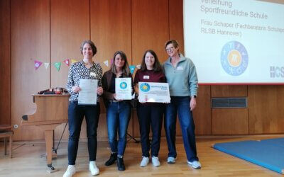 Auszeichnung zur Sportfreundlichen Schule